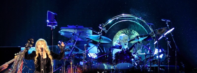 Fleetwood Mac play at LG Arena in Birmingham, 29 September 2013.