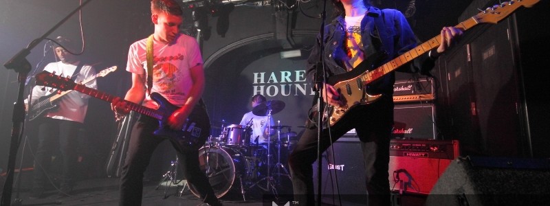 Turbogeist play at Hare and Hounds in Birmingham, 24 February 2014.