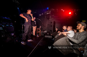 Loyle Carner and Rebel Clef play at the Hare and Hounds in Birmingham, 16 November 2014.