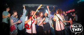 Hinds (formerly known as Deers) play at The Hare and Hounds in Birmingham, 20 May 2015.