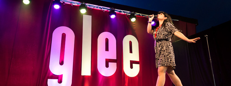 Shappi Khorsandi at The V Festival in Shropshire, 22 August 2015.