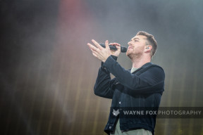 Sam Smith play at The V Festival in Shropshire, 23 August 2015.