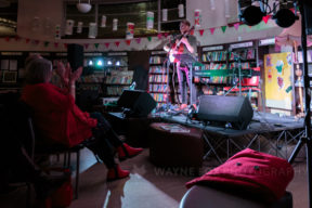 Michael King in concert, Thimblemill Library, Smethwick, UK - 24 February 2019.