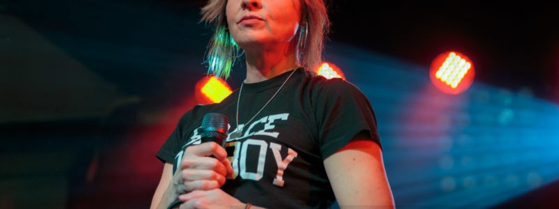 Sleeper in concert, The Venue, Derby, UK - 04 April 2019.