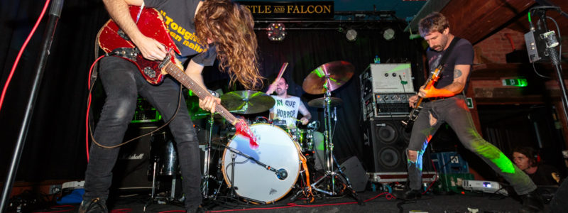 A Place To Bury Strangers in concert, The Castle And Falcon, Birmingham, UK - 30 April 2019.